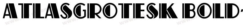 AtlasGrotesk Bold字体转换